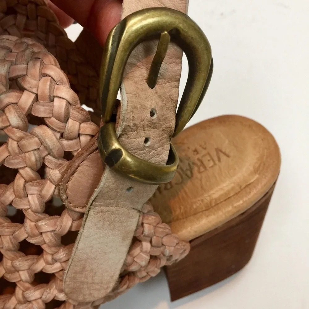 Sundance Veracruz Hive & Honey Sandals Pink Sz 10